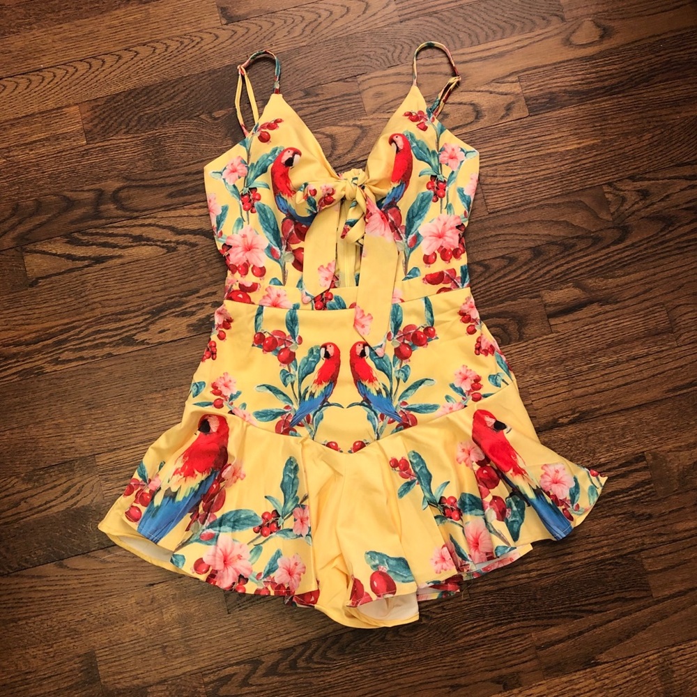 Printed Romper